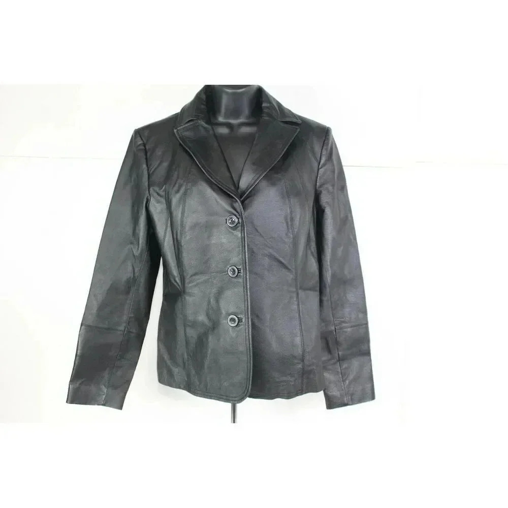 ladies east5th leather jacket size M